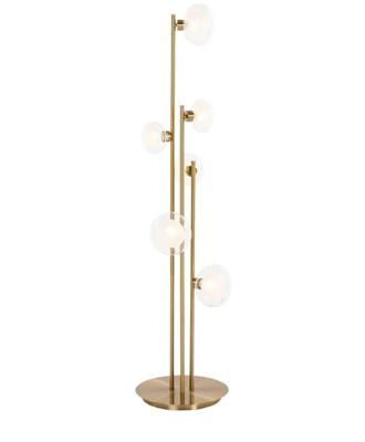 Vloerlamp Luva Brass