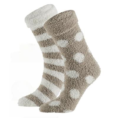 Apollo bedsokken / huissokken - kinderen - 2-pack - beige/wit - one size - Slaapsokken - Slofsokken Apollo bedsokken / huissokken - kinderen - 2-pack - beige/wit - one size - Slaapsokken - Slofsokken