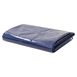 Dekzeil 650 g/m 4x5 m blauw