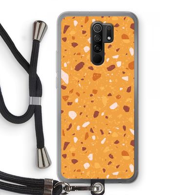 Terrazzo N°24: Xiaomi Redmi 9 Transparant Hoesje met koord