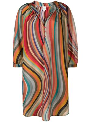 Paul Smith Shiftjurk met golvende streep - Rood