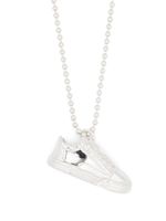 Maison MIHARA YASUHIRO collier Sneaker en maille boule - Argent