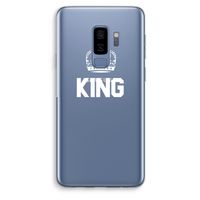 King zwart: Samsung Galaxy S9 Plus Transparant Hoesje