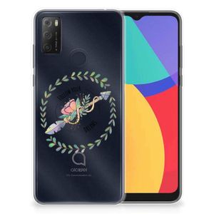 Alcatel 1S (2021) Telefoonhoesje met Naam Boho Dreams