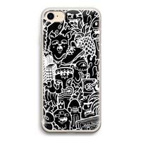 Vexx Black Mixtape: iPhone 7 Transparant Hoesje