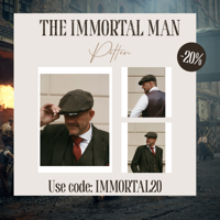 Arran Pet | Harris Tweed | 8-panelen | Bosgroen | Peaky Blinders