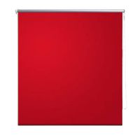 Rolgordijn verduisterend 100 x 230 cm rood - thumbnail