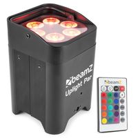 Beamz BBP96 verticale LED par op accu RGBWA+UV