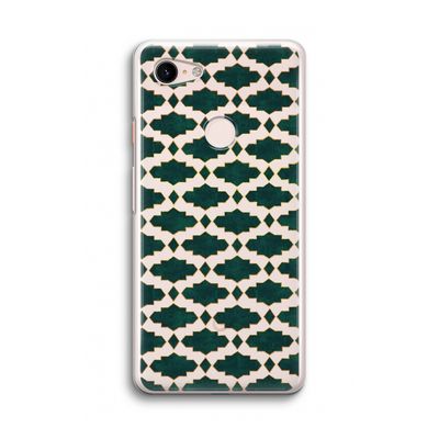 Moroccan tiles: Google Pixel 3 Transparant Hoesje