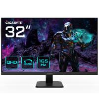 Gigabyte GS32Q Gaming monitor Energielabel F (A - G) 81.3 cm (32 inch) 2560 x 1440 Pixel 16:9 1 ms HDMI, DisplayPort, Hoofdtelefoonaansluiting IPS LCD