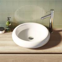 BRAUER Cloud waskom - 45 - rond - keramiek - hoogglans wit WK-CL45ROHW