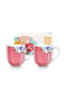 Pip Studio Set/2 Mokken Royal Roze 260ml