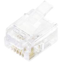 TRU COMPONENTS TC-10336036 modulaire stekker Stekker, recht Aantal polen (sensoren) 6P4C RJ45 1 stuk(s)