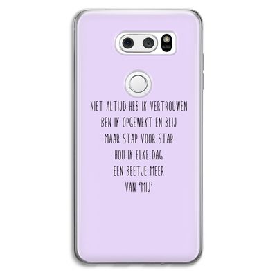 Zelfvertrouwen: LG V30 Transparant Hoesje