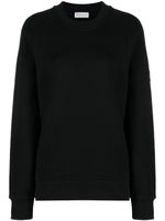 Moncler sweat à logo imprimé - Noir