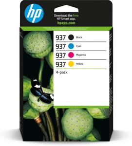 Inktcartridge HP 6C400NE 937 zwart + 3 kleuren