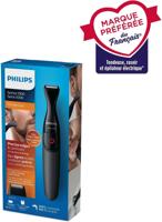 PHILIPS MG1100 / 16 Precisietrimmer met 3 baarden en minischeerklompen - op batterijen
