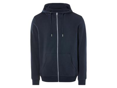 LIVERGY Heren sweatvest (Marineblauw, L)
