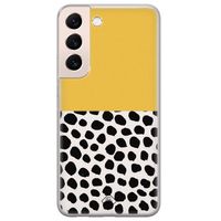 Samsung Galaxy S22 Plus siliconen hoesje - Yellow dots Samsung Galaxy S22 Plus siliconen hoesje - Yellow dots
