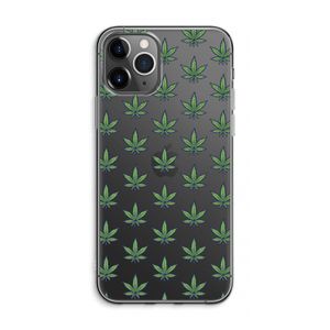 Weed: iPhone 11 Pro Max Transparant Hoesje