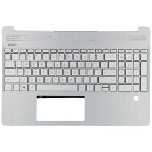 HP Laptop Toetsenbord Qwerty US + Top Cover Zilver