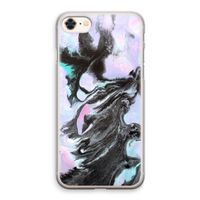 Pastel zwart: iPhone 8 Transparant Hoesje Pastel zwart: iPhone 8 Transparant Hoesje