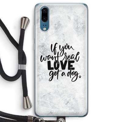 Partner in crime: Huawei P20 Transparant Hoesje met koord