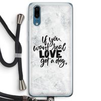 Partner in crime: Huawei P20 Transparant Hoesje met koord