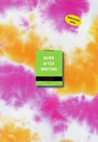 Burn after writing (Paperback)
