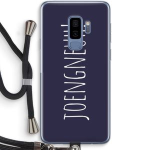 Joengneuh!: Samsung Galaxy S9 Plus Transparant Hoesje met koord