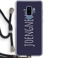 Joengneuh!: Samsung Galaxy S9 Plus Transparant Hoesje met koord