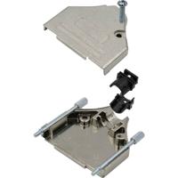 MH Connectors DTZK25-RA-K D-sub behuizing Aantal polen: 25 Zinkspuitgiet, vernikkeld 180 ° Silver 1 stuk(s)