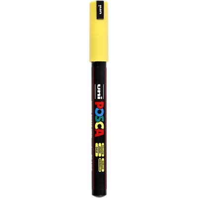 Uni-Posca Posca marker, afm pc-1mr, lijndikte 0,7 mm, extra-fijn, geel, 1 stuk
