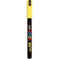Uni-Posca Posca marker, afm pc-1mr, lijndikte 0,7 mm, extra-fijn, geel, 1 stuk