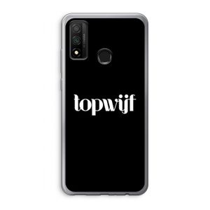 Topwijf Zwart: Huawei P Smart (2020) Transparant Hoesje