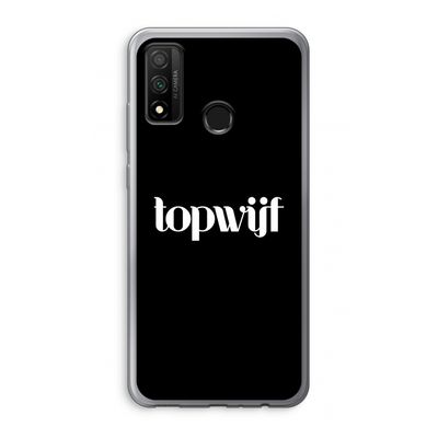 Topwijf Zwart: Huawei P Smart (2020) Transparant Hoesje