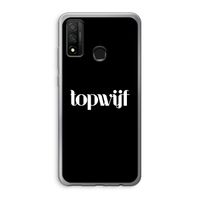 Topwijf Zwart: Huawei P Smart (2020) Transparant Hoesje