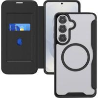 4Smarts Booklet Samsung Galaxy S26+ Zwart, Transparant Inductieve lading