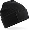 Beechfield CB540 Removable Patch Thinsulate™ Beanie - Black - One Size