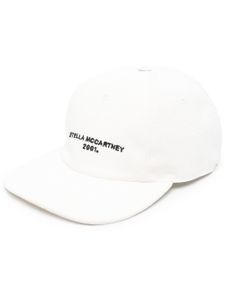 Stella McCartney casquette à logo brodé - Blanc