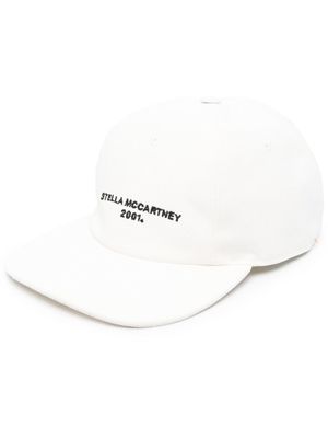Stella McCartney casquette à logo brodé - Blanc