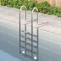 Zwembadladder 54x38x211 cm 304 roestvrij staal