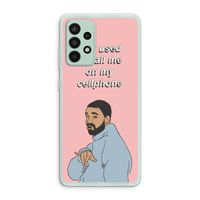 Hotline bling: Samsung Galaxy A52s 5G Transparant Hoesje