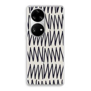 Marrakech Zigzag: Huawei P50 Pro Transparant Hoesje