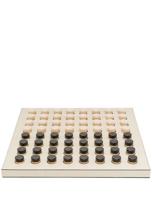 Pinetti jeu de dames en cuir - Marron