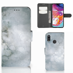 Hoesje Samsung Galaxy A70 Painting Grey