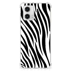 Motorola Moto G73 Case Anti-shock Zebra