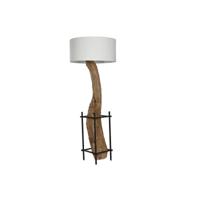 Plafondlamp Home ESPRIT Ijzer Teakhout 65 x 65 x 50 cm