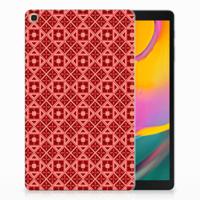 Samsung Galaxy Tab A 10.1 (2019) Hippe Hoes Batik Rood
