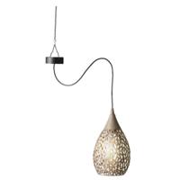 Hanglamp solar - taupe - ijzer - 21 cm - tuinverlichting - thumbnail